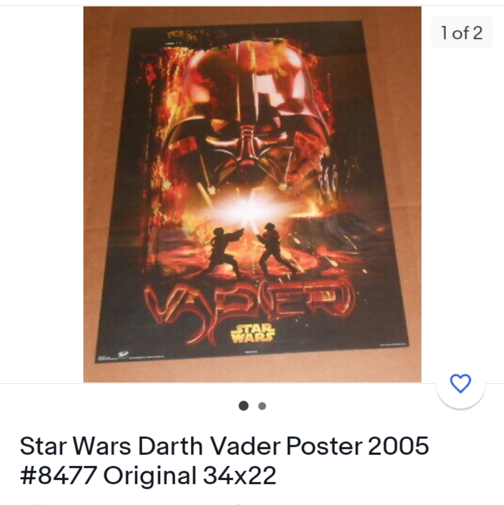 2005 Star Wars Darth Vader poster